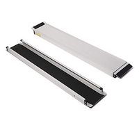 Wheelchair Ramps Adjustable 4' to 7' Telescoping Retractable Non- Skid Threshold Track Ramp