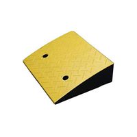 Car Ramp Pad, Heavy Duty Skid Ramp, Pressure Resistant Non-Slip Portable Wheelchair Lane Truck Multi-Function Ramps Pad (Size: 50 42 14cm) (Color : Yellow)