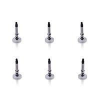 The Friendly Swede 3-in-1 Hybrid Pen, Capacitive Fiber and Fine Point Disc Stylus, with Ballpoint end and Replaceable Tips in Gift Box (2 Pack) (Replacement Discs)