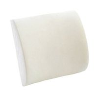 ROSENICE Memory Foam Premium Cotton Pillow Lumbar Home Chair Waist Back Support White