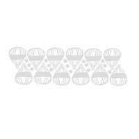 Rosiest Wall Stickers Mobile Creative Cartoon Hot Air Balloon Child Wall for Sticker Kindergarten Decoration (White)