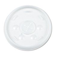 Dart Container Corporation Dcc 12Sl C-Strwslot Foam Cup Lid F/12Oz Trans 10/100 DCC 12SL