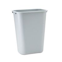 Deskside Plastic Rectangular Wastebasket
