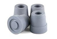 Essential Medical Supply T50012g Quad Cane Tips, Gray, 1/2 Inch by Essential Medical Supply