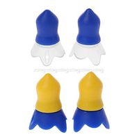 JohnnyBui - 1 Pair Silicone Flight Earplugs Noise Cancelling Reusable Ear Plugs For Airplanes Hearing Protection J24 19
