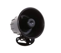 Fortress Security Store (TM) Loud Indoor/Outdoor Weatherproof Black Siren for DIY S02/GSM Home and Business Alarm Security Systems