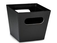 Tall Beveled Square Market Gift Tray - 6 Count - Small - Black