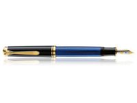 Pelikan Souveran 800 Black/Blue GT Broad Point Fountain Pen - 995969