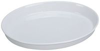 Yanco BK-110 Oval Deep Plate, 13" Length, 9" Width, 2" Height, Procelain, Super White, Pack of 12