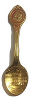 Washington DC Gold Collector's Spoon- Washington DC Souvenirs (White House)