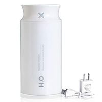 Himigo Essential Oil Diffusers with LED Night Light,Aromatherapy Portable Ultrasonic Cool Mist 400ML Humidifier with Wall Adapater,for Home Office Bedroom Living Room and Baby Room, White