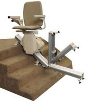 Nautilus Stair Lift with Hinged Rail - Lifetime Warranty on Motor & Circuit Board
