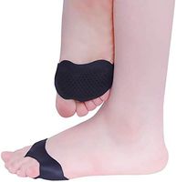 Silicone Soft Honeycomb Forefoot Pain Relief - 2 Pairs (Black)