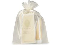 Pack Of 10, Solid Ivory Organza Sheer Bags W/Coordinating Satin Drawstrings 8 x 11" 100% Nylon