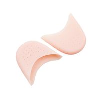 1 Pieces Professional Ballet Dancer Silica-Gel Pointe Shoes Toe Pads Toe Protector with Breathable Hole (Skin)