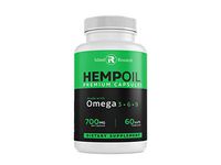 Hemp Oil Capsule Pills - 40,000 MG of Pure Hemp Extract - Pain, Stress & Anxiety Relief - Natural Sleep & Mood Support - Made in The USA - Extra Strength, Maximum Value - Rich in Omega 3, 6, 9