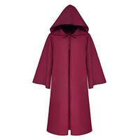 Alangbudu Family Cosplay Halloween Cape Windbreaker Hoodie Outfits Party Cardigan Long Sleeve Overcoat Jacket Outwear