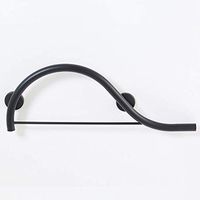 Lifeline Towel and Grab Bar Combo - Luna Design | Right Hand | Matte Black