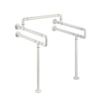 Limaomao Toilet Safety Rails Handicap Rails Grab Bars Toilet Rail Bathroo Support for Stainless Steel Commode Accessories Safety Hand Railing Guard Frame Shower Assist Aid Handrails Hand Grips