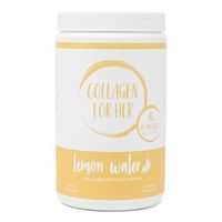 Collagen For Her: Collagen Lemon Water - Hydrolyzed Collagen Peptide Powder with Vitamin C and Electrolytes | Sugar Free, Non-GMO, Beauty Supplement for Hair, Skin, Nails, and Joints