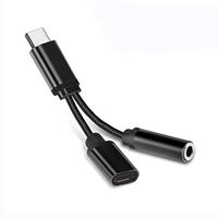2in1 USB-C Type C to 3.5mm Jack AUX Audio Cable Charging Cable