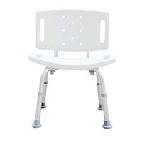 Portable Spa Bathtub Shower Chair For The Elderly Pregnant Woman,Aluminum Alloy Non-slip Heavy Duty Adjustable Shower Chair, Portable Shower Seat, Adjustable Bath Seat, Shower Seat with Back, White Ba