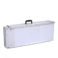 Indoor/Outdoor Threshold Wheelchair Mobility Walker Casters Entry Plate Ramp Briefcase Style Ramp Handicap Mini Van Scooter | 72x 28 Inch, 600 lbs