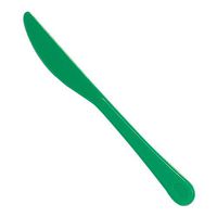 American Balloon Company Green Plastic Knife - Heavy Weight Plastic Knives - 24 count