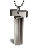 Cielo - Designer Faceted Stainless Pill Case Keychain Pill Holder for Medicine, Allergy Pills, Ibuprofen, Aspirin - Made in The USA, Cielo's Pill Container Keychain Pill Fob is The Best!