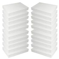 Set of 20 Black Duck Brand White Gift Boxes (20 White Gift Boxes)