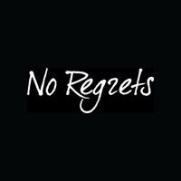 NO REGRETS Sticker Cool Gift Vinyl Decal Choice Love Life Enjoy Happy Smile Fun - Die cut vinyl decal for windows, cars, trucks, tool boxes, laptops, MacBook - virtually any hard, smooth surface