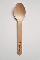 Foodstiks - Premium Compostable Wooden Spoons - 100% Natural, Eco-Friendly and Disposable Spoons for Birthday Parties | Perfect for Soup and Desert | Bulk of 1,000 Piece