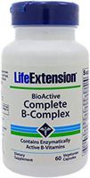 Life Extension Complete B-Complex Vegetarian Capsules, 60 Count