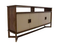 Diamond Lagos Storage Console Cabinet in Brown Finish