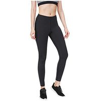 High Waisted Capri Leggings for Women Tummy Control Soft Opaque Slim Tights for Cycling, Running, Yoga（Black，L）