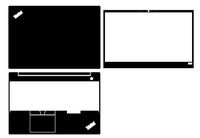 Special Laptop Black Carbon fiber Vinyl Skin Stickers Cover Guard for Lenovo ThinkPad E580 15.6"