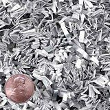 Krafty Klassics 1/2 lb (8oz) White/Silver Metallic Mix Crinkle Cut Crimped Paper Shred