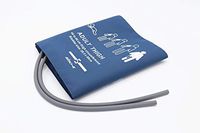 Reusable Blood Pressure Cuff Double Tube Large Adult Use 33-47 cm Arm Circumference (Blue Style)