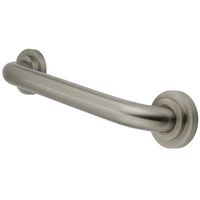 Kingston Brass DR414128 Designer Trimscape Manhattan Decor 12-Inch Grab Bar with 1.25-Inch Outer Diameter, Brushed Nickel