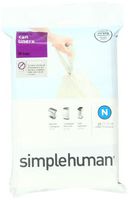 simplehuman Custom Fit Trash Can Liner N, 45 Liters / 12 Gallons, 20-Count (Pack of 2)