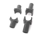 Graham Field Wheelchair Seat Rail Guide, Fixed Arm, 4/pk