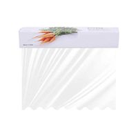 BESTONZON Disposable Plastic Food Wrap Foodservice Film Boxed Pack with Slide Cutter (12000x30cm)