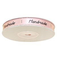 GwUzsfu Durable Non-Toxic Polyester Ribbon, 25 Yard Printed Handmade Printed Ribbon Colored Romantic Gift Wrap Rope Cake Box Decor Pink