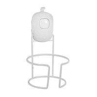 LIUCS Hairdryer Holder Hairdryer Holder Free Hole Bracket Wall Mount with Gobble-Halter Plastic Storage Shelf for Domestic Bathroom (Color: Black, Size: 20 10 10.6cm)