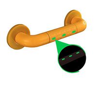 ZJMYSFS Bathroom Support armrests Bathroom handrail Stainless Steel Bathroom Toilet Old Non-Slip Safety Handle Barrier-Free with Luminous armrests Bathroom, Yayoi Goods, Anti-Slip Hand (Size : 48cm)