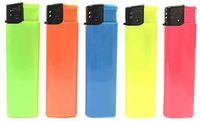 HHB Eclipse Assorted Neon Color Disposable Electronic Regular Flame Lighter, 20ct, 1274NEON-20