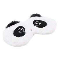 LALANG Travel Sleeping Cute White Panda Eye Mask Shading Nap Cover Mask