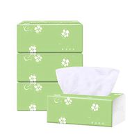 3 Layers of Wood Soft Facial Tissue (3 Packs), 300 Sheets (900 Sheets) per Pack, Wettable Water and Non-Scented Toilet Paper Household