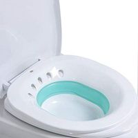QBYLYF Sitz Bath Hip Bath Tub Flusher Bath Basin Fumigation Medical Grade Seatz Bath for Pregnant Women Hemorrhoids Patients On The Toilet Hip Bath Tub & Flusher (Color : Green)
