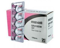 100 pc Maxell SR416SW 337 V337 SR416 Silver Oxide Watch Battery